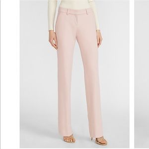 Express pants: Editor Barely Boot Low Rise Pink